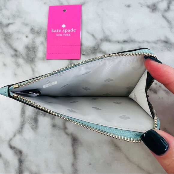 Kate Spade Remi Daisy Embroidered Chain Crossbody & L-Zip Cardholder Wallet - Picture 15 of 16